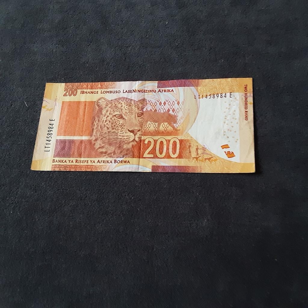 200 Rand Zuid-Afrika gebruik, Ophalen of Verzenden, Zuid-Afrika