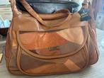Esçarte leren tas, patchwork, Ophalen of Verzenden, Gebruikt, Bruin, Handtas