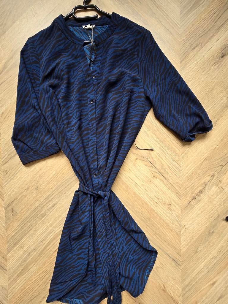 Madness jurk in maat L, Kleding | Dames, Jurken, Ophalen of Verzenden, Zo goed als nieuw, Maat 38/40 (M), Blauw