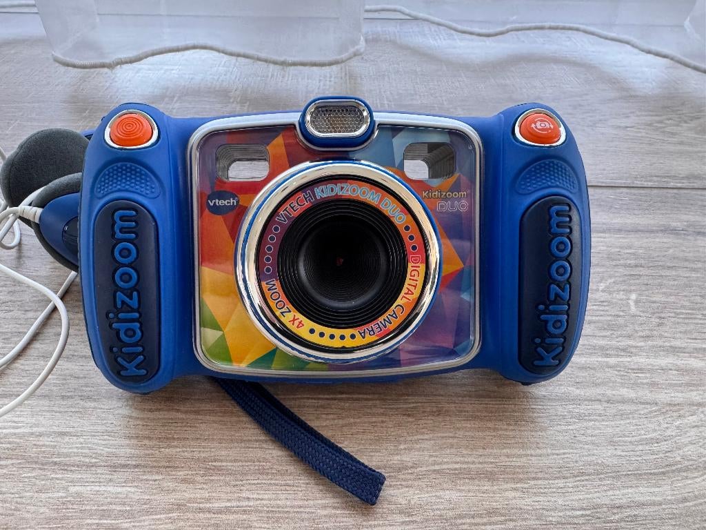 KidiZoom Duo Camera - Blauw in goede staat!, Kinderen en Baby's, Speelgoed | Vtech, Ophalen, Gebruikt, 6 jaar of ouder