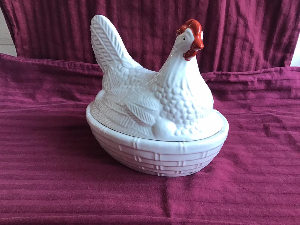 Paaskip kip voor eieren keramiek, Ophalen of Verzenden, Gebruikt