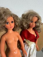 Vintage Sindy poppen (2 stuks) - Jaren '70, Ophalen of Verzenden, Gebruikt, Overige typen