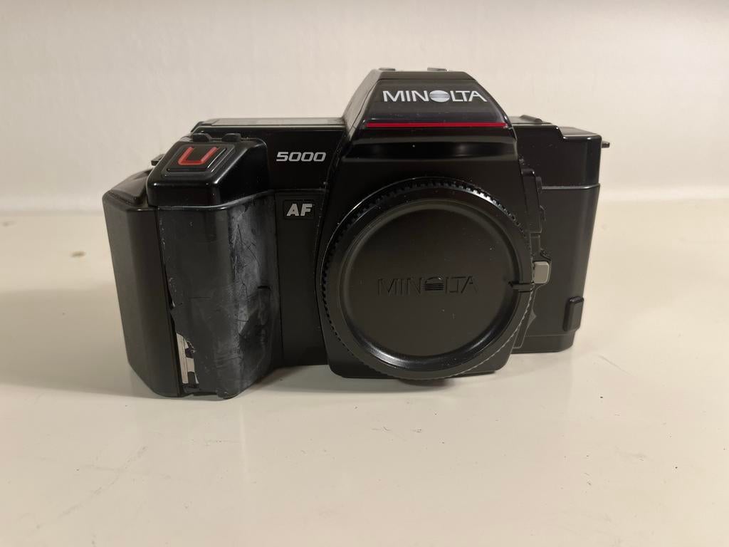 Minolta 5000 AF Spiegelreflexcamera - Gebruikt, Ophalen of Verzenden, Gebruikt, Spiegelreflex, Minolta