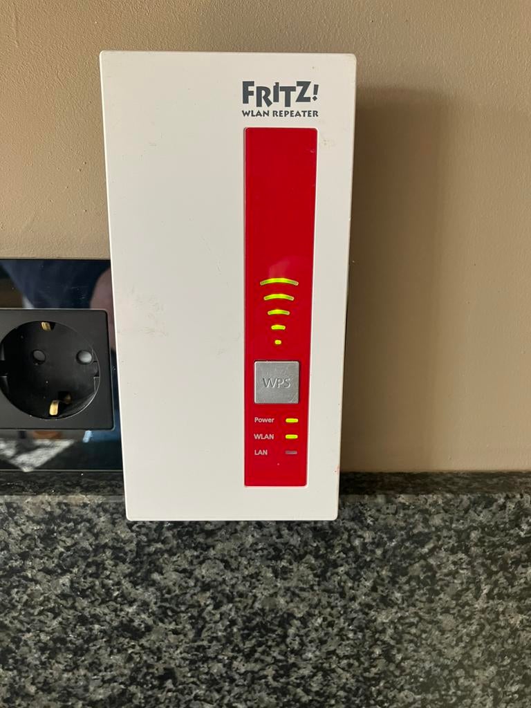 Fritz WLAN repeater 1750E, Computers en Software, WiFi-versterkers, Ophalen of Verzenden, Gebruikt