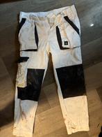 Cerva Max Neo Werkbroek Wit/Zwart Maat M, Ophalen of Verzenden, Gedragen, Maat 48/50 (M), Wit