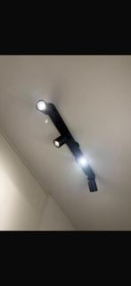 Spot Lampen - Set van 2, Ophalen of Verzenden, Zo goed als nieuw, Metaal of Aluminium