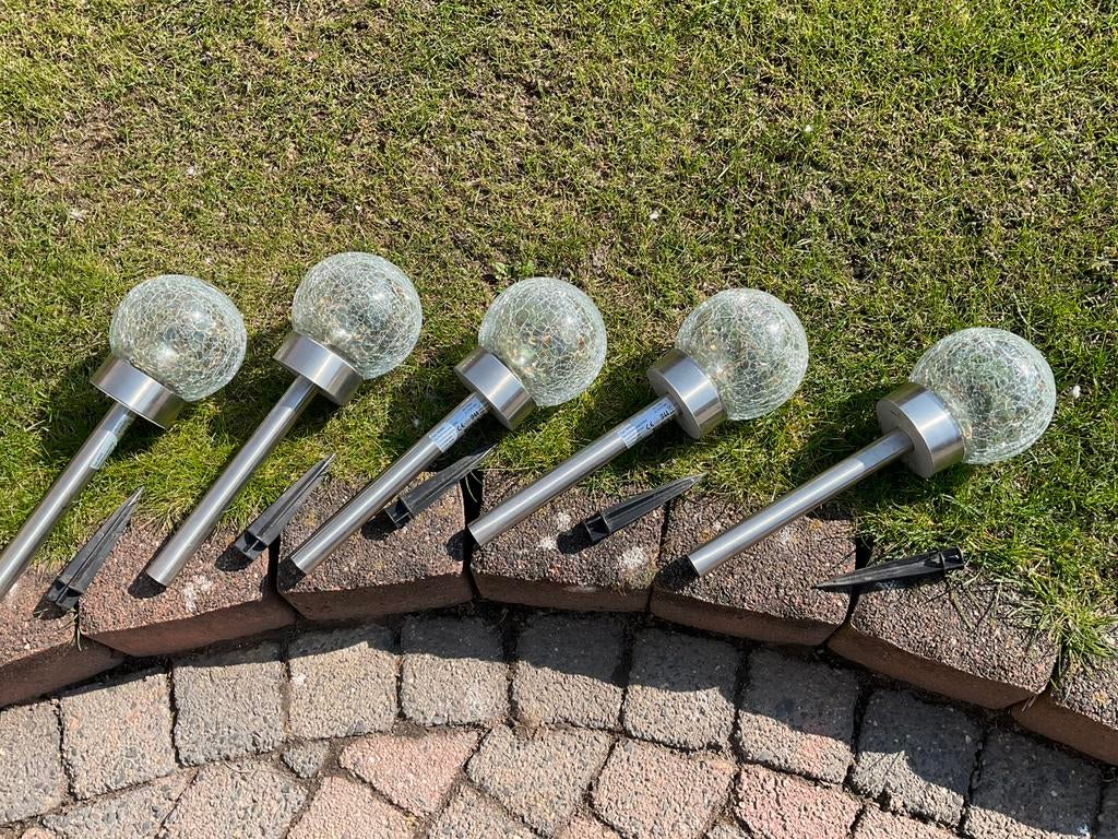 Solar tuinstekers., Tuin en Terras, Ophalen, Zonne-energie, Gebruikt, Minder dan 50 watt