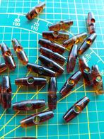 Een gats knopen bruin, Hobby en Vrije tijd, Ophalen of Verzenden, Nieuw, Knoop of Knopen