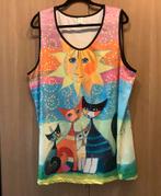 Topje.  5. X. L.    met katten.  Nieuw!, Verzenden, Nieuw, Maat 46/48 (XL) of groter, Zonder mouw