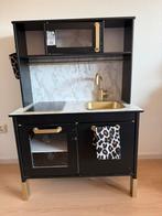 Speelgoed keukentje zwart/marmer/goud IKEA, Ophalen, Gebruikt, Hout, Speelkeuken