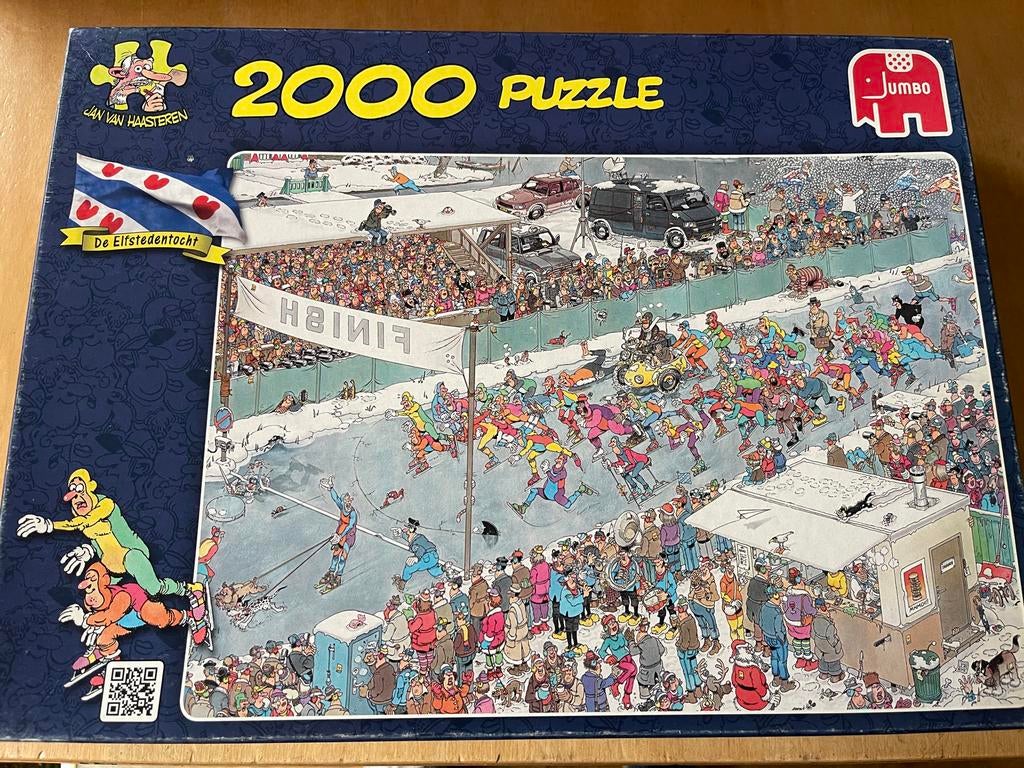 Jumbo Jan van Haasteren De Elfstedentocht puzzel 2000 stukje, Ophalen, Meer dan 1500 stukjes, Gebruikt, Legpuzzel