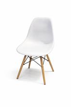 2x Witte Eames style stoel, Huis en Inrichting, Stoelen, Ophalen of Verzenden, Zo goed als nieuw, Wit, Eén