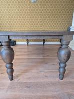 Keijser & Co Round Leg eettafel massief eiken smoked oak, Ophalen, Eikenhout, 200 cm of meer, 50 tot 100 cm