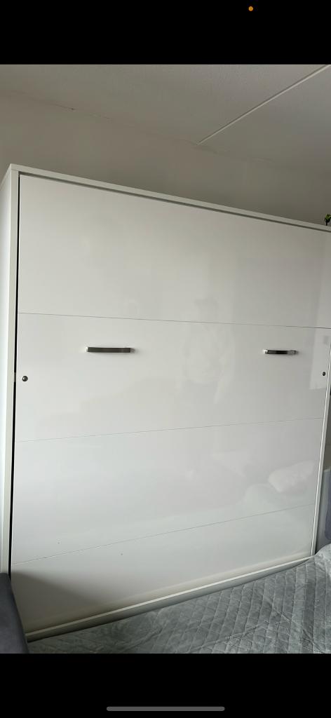 Opklapbed (2 persoons), Ophalen, Eenpersoons, Zo goed als nieuw, 80 cm