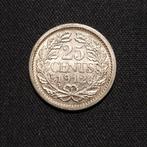 25 cent 1912, Verzenden, Zilver, 25 cent, Koningin Wilhelmina