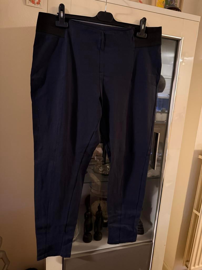 Broek MS Mode maat 48 blauw, Ophalen of Verzenden, Zo goed als nieuw, Blauw