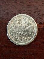 munt Nederland 25 cent 1925 zilver, Zilver, 25 cent, Ophalen of Verzenden, Koningin Wilhelmina