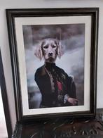 Lijst met afbeelding hond., Antiek en Kunst, Kunst | Schilderijen | Klassiek, Ophalen