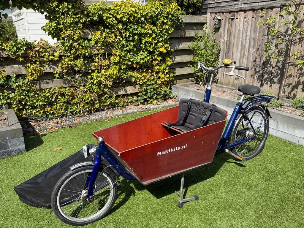 Bakfiets Cargo Long 7 versnellingen NIET elektrisch, Fietsen en Brommers, Gebruikt, Elektrisch, 2 kinderen, Ophalen