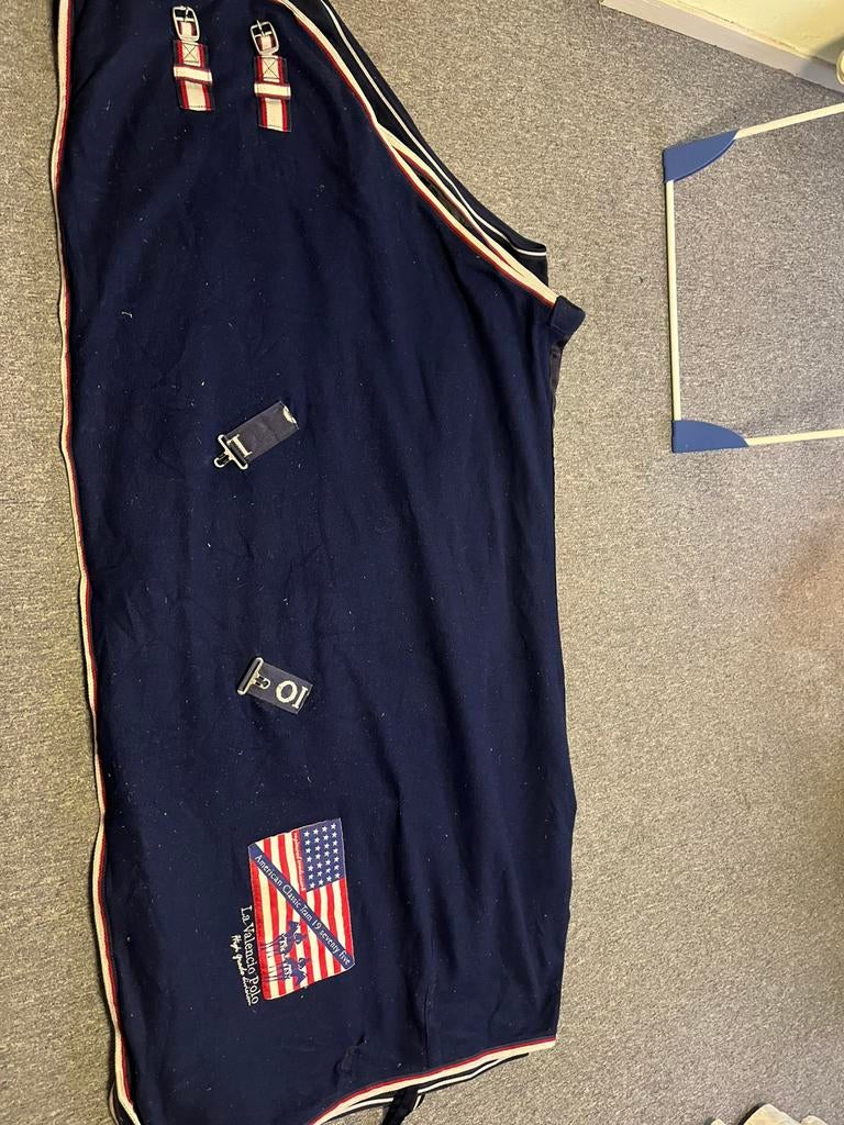 Fleece deken La Valencio Polo, Dieren en Toebehoren, Paarden en Pony's | Dekens en Dekjes, Gebruikt, Overige merken, Cob (M), Ophalen of Verzenden