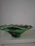 Vintage Glazen (fruit) schaal, Ophalen of Verzenden, Zo goed als nieuw, Rond, Glas