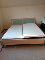 Tweepersoonsbed 180200, Ophalen, Beige, Tweepersoons, Zo goed als nieuw