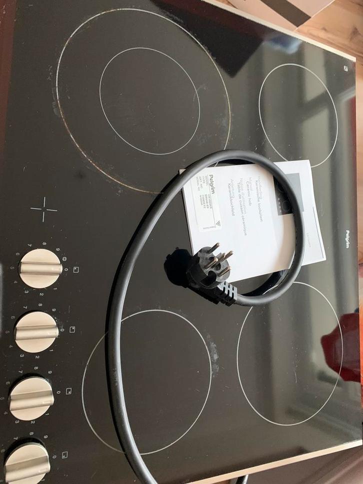 Keramische kookplaat Pelgrim - goed werkend, Witgoed en Apparatuur, Kookplaten, Gebruikt, Inbouw, Keramisch, 4 kookzones, Ophalen of Verzenden