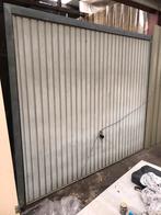 Garage kantelpoorten 2 met deur, Doe-het-zelf en Verbouw, Deuren en Horren, Ophalen, Gebruikt, Garagedeur, Metaal