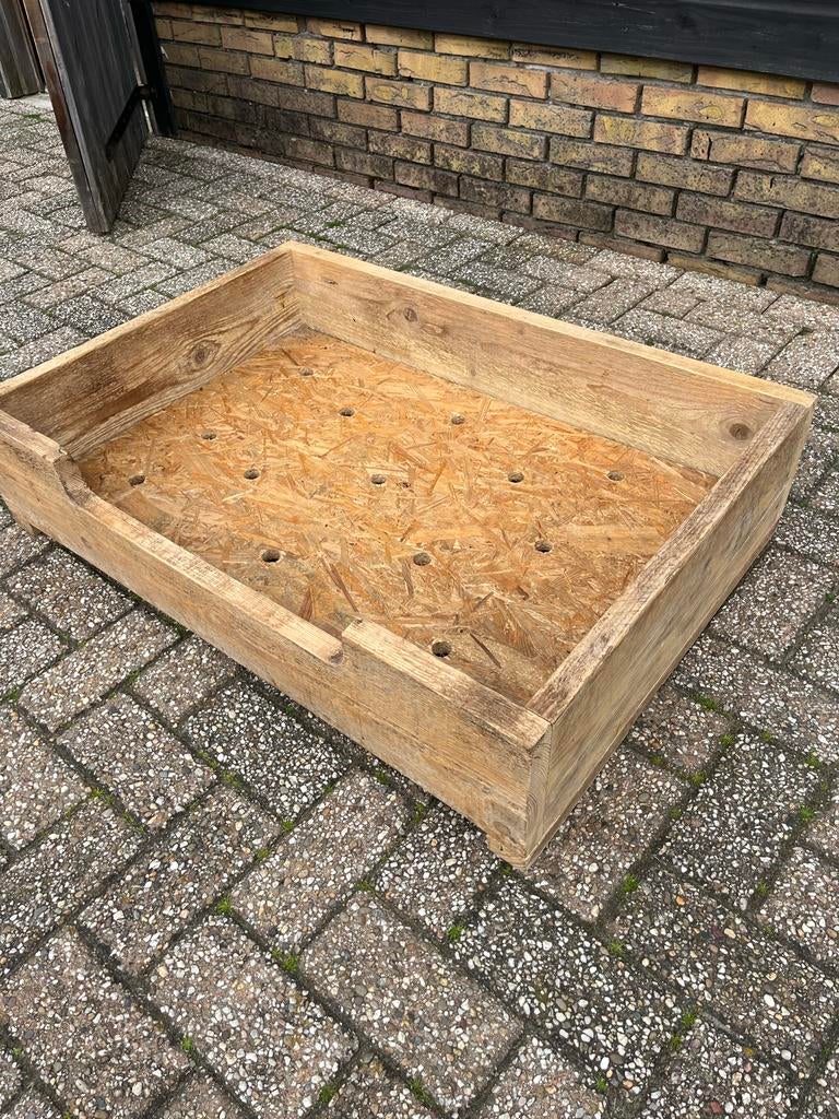 Steigerhouten degelijke grote hondenmand, Dieren en Toebehoren, Ophalen, Gebruikt, Overige