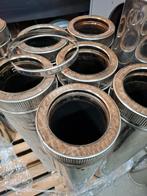 Dubbelwandige kachelpijp Bofill 150 mm, Ophalen of Verzenden, Gebruikt, Hout, Houtkachel