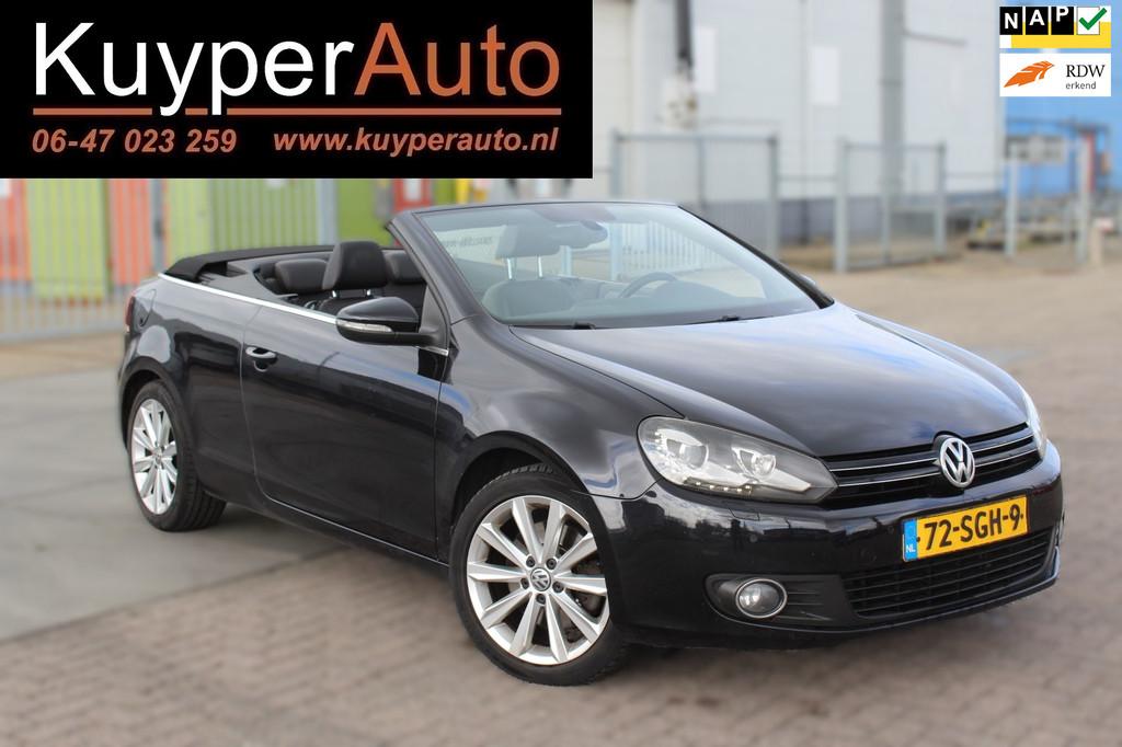 Volkswagen Golf Cabriolet 1.4 TSI goed onderhouden NW KAP, Auto's, Voorwielaandrijving, Euro 5, 4 cilinders, Cabriolet