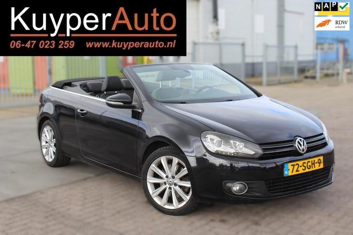 Volkswagen Golf Cabriolet 1.4 TSI goed onderhouden NW KAP, Auto's, Volkswagen, Bedrijf, Te koop, Golf, ABS, Achteruitrijcamera
