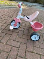 Smoby driewieler roze, Ophalen, Gebruikt, Duwstang