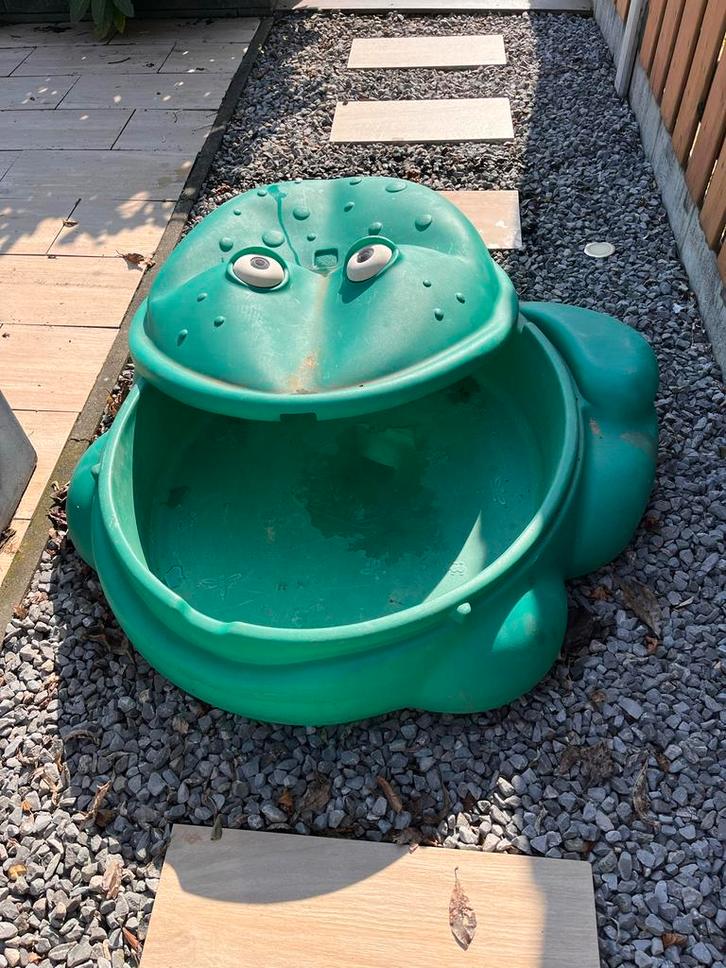 Zandbak in de vorm van een kikker, Kinderen en Baby's, Speelgoed | Buiten | Zandbakken, Gebruikt, Ophalen