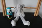 Jellycat knuffel konijn grijs, Kinderen en Baby's, Speelgoed | Knuffels en Pluche, Ophalen, Zo goed als nieuw, Grijs, Konijn