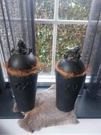 Mooie set vazen, Overige materialen, Zwart, Ophalen of Verzenden, Zo goed als nieuw