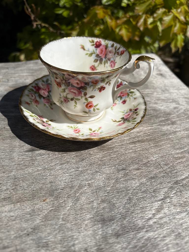 Royal Albert Cottage Garden theekop en schotel, Ophalen of Verzenden