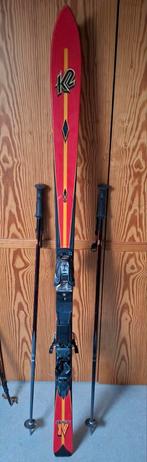 K2 Carving ski's 168 cm met stokken - Goede staat, 160 tot 180 cm, Gebruikt, Carve, Skiën