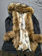 Bontjas konijn, Kleding | Dames, Jassen | Winter, Maat 38/40 (M), Zwart, Ophalen of Verzenden, Onbekend
