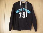 Stoer zwart hoody New york print vest GRANITE mt 164 XS zgan, Kinderen en Baby's, Kinderkleding | Maat 164, Meisje, Trui of Vest