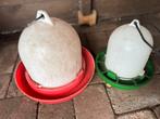 Waterbak en voerbak voor kippen, Ophalen of Verzenden, Zo goed als nieuw, Drinken en Voederen