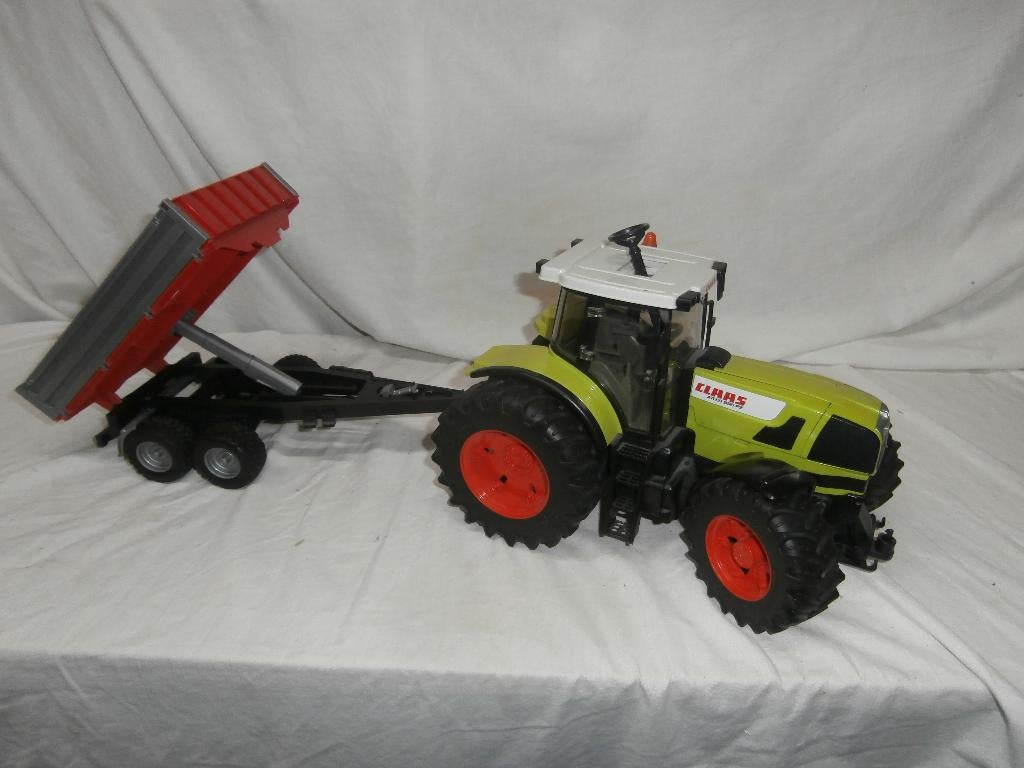 Bruder Claas 936 RZ trekker met machines, Kinderen en Baby's, Speelgoed | Speelgoedvoertuigen, Ophalen, Gebruikt