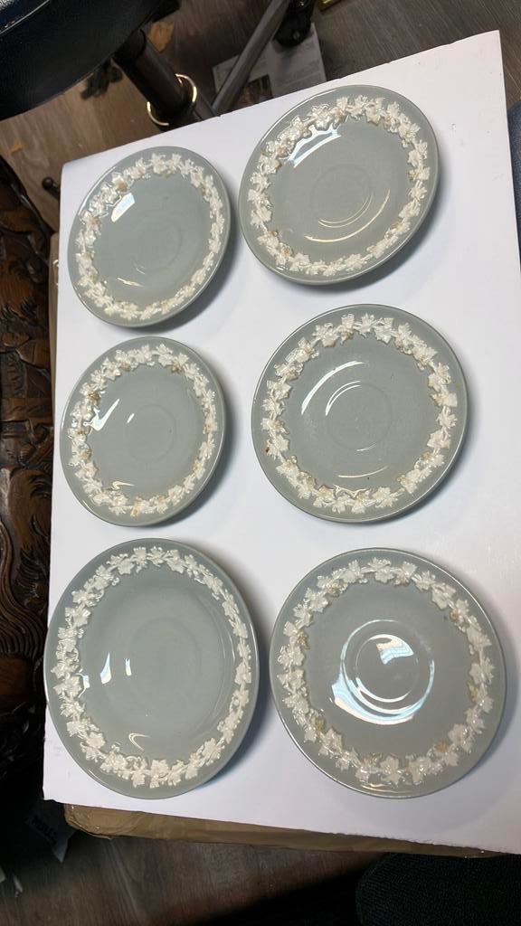 Wedgewood schoteltjes barlaston of etruria, Huis en Inrichting, Ophalen of Verzenden, Zo goed als nieuw, Glas of Kopje