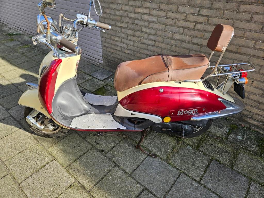 2x retro fosti met blauw kenteken 500 samen, Ophalen, Gebruikt, Benzine, Overige merken