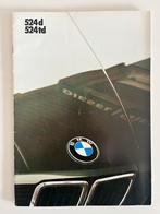 BMW 524d en 524td Folder uit 1986 - 31 pagina's, Ophalen of Verzenden, Gelezen, BMW