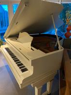 Oude witte vleugel - moet gestemd worden, Muziek en Instrumenten, Piano's, Ophalen, Gebruikt, Wit, Vleugel