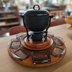 Deense Fondueset op draaiplateau - Digsmed design, Brander, Fondueset, Ophalen of Verzenden, Zo goed als nieuw