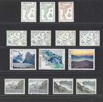 Faroer 7-20 natuur landschap 1ste serie jaar 1975, Verzenden, Postfris, Dier of Natuur