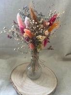 Klein vaasje met droogbloemen - Kleurrijk boeketje, Ophalen of Verzenden, Nieuw