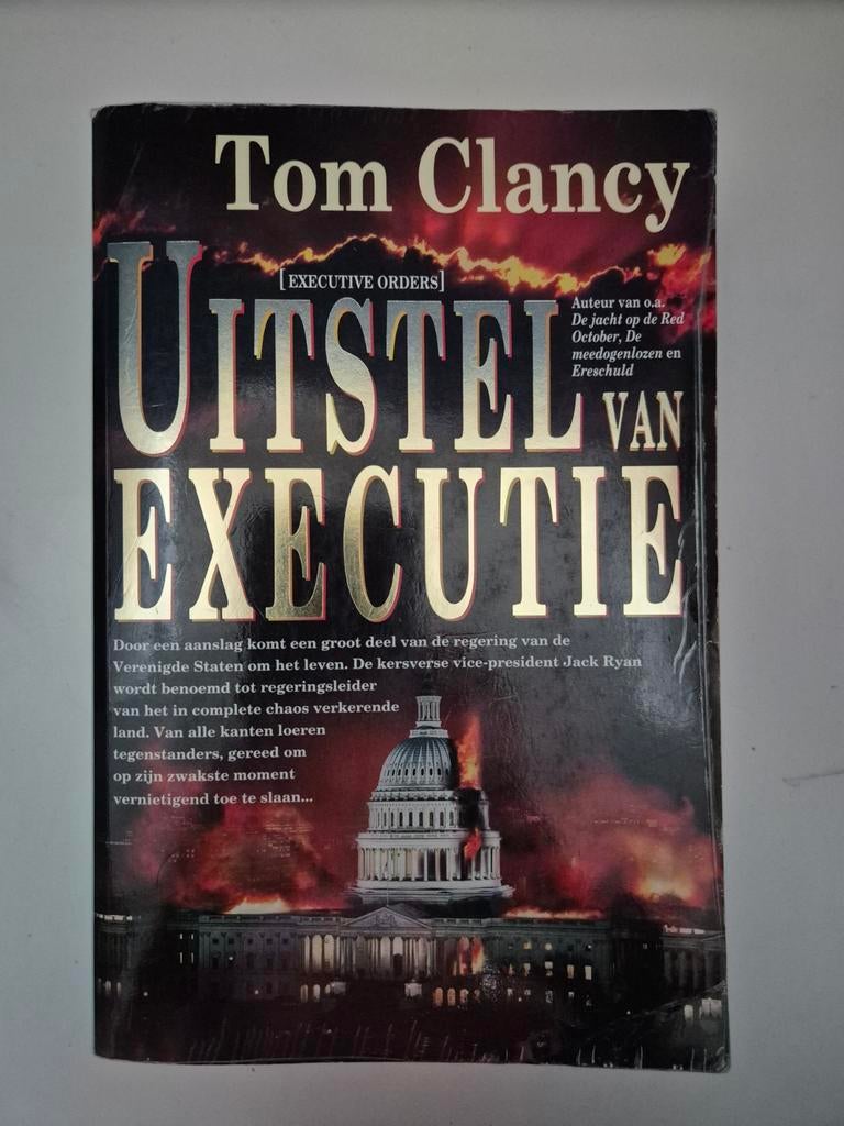 TomClancy - Uitstel van executie, Ophalen of Verzenden, Gelezen, Tom Clancy